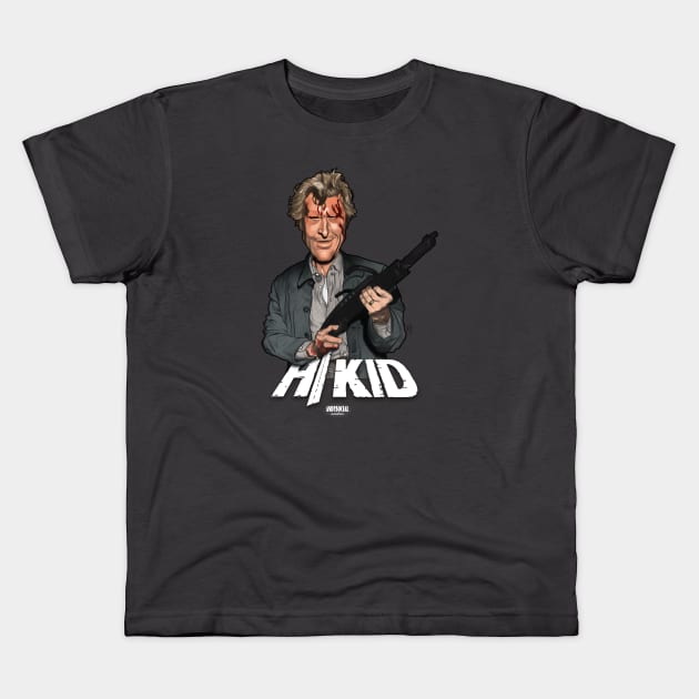 John Ryder Kids T-Shirt by AndysocialIndustries